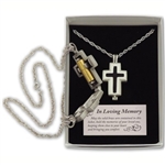Cathedral Art - Cross Locket with vial: 785525305402