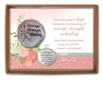 Soothing Stone-Pink Ribbon w/Card & Gift Box: 785525308083