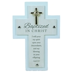 Cross-Baptized In Christ-Blue: 785525311380