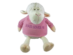 Toy-Plush-Lamb-Girl Sitting: 788200110155