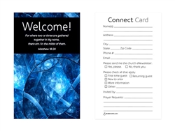 Visitor Card-Welcome! (Matthew 18:20):  788200445301