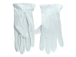 Gloves-Usher Solid White Cotton-XXL: 788200504350