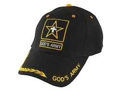 Cap-God's Army-Black/Gold: 788200537396
