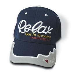 Cap-Relax-God Is In Control-Navy: 788200537433