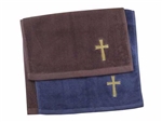 Towel-Pastor-Cross-Burgundy: 788200539062