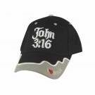 Cap-John 3:16-Black: 788200539253