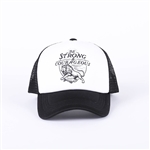 Cap-Be Strong And Courageous-Black/White: 788200541195