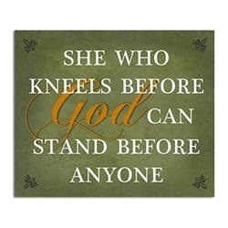 Wall Plaque-She Who Kneels: 796038226306