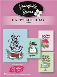 Card-Boxed-Birthday (Cakes) Featuring Krystal Whitten: 814497011728