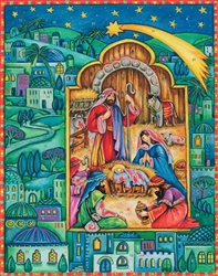 Large Advent Calendar-Born In Bethlehem: 819273020383