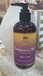 Bath Scents-Frankincense & Myrrh Body Wash w/Pump-8 Oz: 870595004178