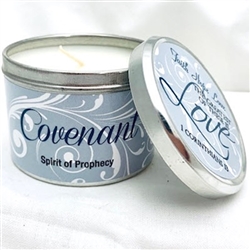 Candle-Covenant w/Scripture Tin-8oz:  870595004581