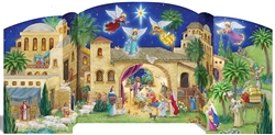 Free Standing Advent Calendar-Bethlehem Nativity:  871241009073