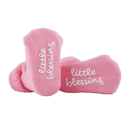 Inspirational Socks-Little Blessing-Pink: 886083705649