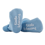 Inspirational Socks-Little Blessing-Blue: 886083705663