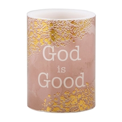 LED Candle Christian Verse-God Is Good: 886083717307