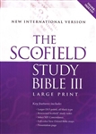 NIV Scofield Study Bible III-Large Print-Burgundy Bonded Leather Indexed: 9780195280241