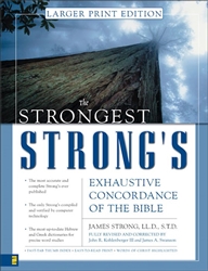 Strongest Strong's Exhaustive Concordance/Large Print: 9780310246978