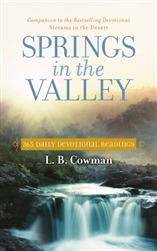 Springs In The Valley by Cowman: 9780310354482