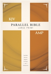 KJV/Amplified Parallel Bible/Large Print: 9780310446859