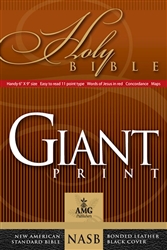 NASB Giant Print Handy-Size: 9780899579443