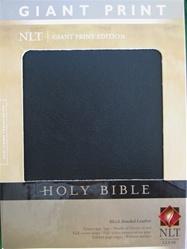 NLT Holy Bible, Giant Print Black Bonded Leather: 9781414337500