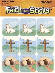 Sticker-Cross Lamb & Tomb: 9781414395043