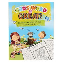God's Word Is Great Coloring & Activity Book: 9781432133320