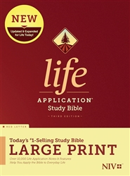 NIV Life Application Study Bible/Large Print (Third Edition): 9781496439499