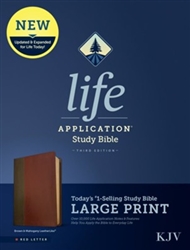 KJV Large-Print Life Application Study Bible, Third Edition: 9781496439857