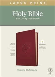 NLT Large Print Thinline Reference Bible/Filament Enabled Edition: 9781496444899