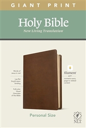 NLT Personal Size Giant Print Bible/Filament Enabled: 9781496444967