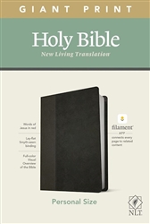 NLT Personal Size Giant Print Bible/Filament Enabled: 9781496444974