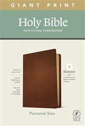 NLT Personal Size Giant Print Bible/Filament Enabled: 9781496444998