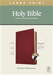 NLT Large Print Thinline Reference Bible, Filament Enabled Edition: 9781496445339