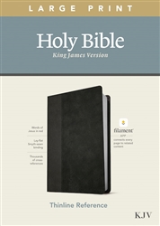 KJV Large Print Thinline Reference Bible/Filament Enabled Edition: 9781496447159