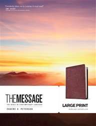 The Message/Large Print Bible (Numbered Edition): 9781576838464