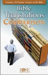 Bible Translations Comparison Pamphlet by Rose: 9781596361331