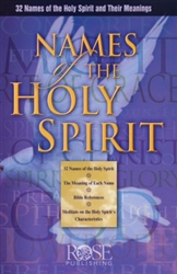 Names Of The Holy Spirit Pamphlet: 9781596362079