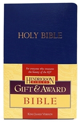 KJV Gift And Award Bible: 9781598560237