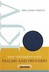 KJV New Testament With Psalms & Proverbs: 9781598562422
