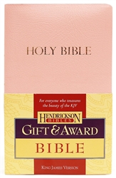 KJV Gift And Award Bible: 9781598566550