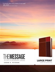 The Message/Large Print Bible (Numbered Edition): 9781612914879