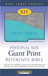 KJV Personal Size Giant Print Reference Bible: 9781619706798