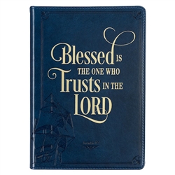 Journal-Classic LuxLeather-Blessed is the One Who Trusts Jer. 17:7: 9781639520589