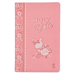 Bible NLT For Infants-Faux Leather-Pink: 9781639524723