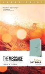 The Message Deluxe Gift Bible/Large Print: 9781641582544