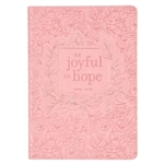 Journal Classic LuxLeather-Joyful in Hope Romans 12:2: 9781642723724