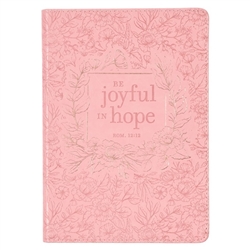 Journal Classic LuxLeather-Joyful in Hope Romans 12:2: 9781642723724