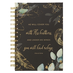 Lg Wire Journal He Will Cover You Psalm 91:4: 9781642729375